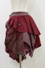 画像3: Ozz Croce / アシメラップスカート  ワイン H-26-04-05-034-OO-SK-AK-ZH (3)