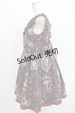 画像2: axes femme / サークルメルヘン柄チュニ M ボルドー H-26-04-06-024-AX-OP-NS-ZH