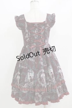 画像3: axes femme / サークルメルヘン柄チュニ M ボルドー H-26-04-06-024-AX-OP-NS-ZH