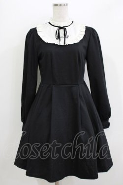 画像1: Ank Rouge / ヨーク切替カットワンピース M ブラック H-26-04-06-026-CA-OP-NS-ZH