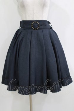 画像1: Kurumi Collaboration / フレアマリンアカデミアスカート L ネイビー H-26-04-06-027-GO-SK-NS-ZH