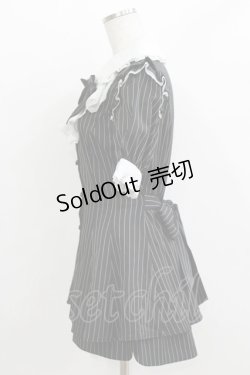 画像2: Secret Honey / 取り外しラッフル付きセットアップ Free ブラック H-26-04-06-030-CA-OP-NS-ZH