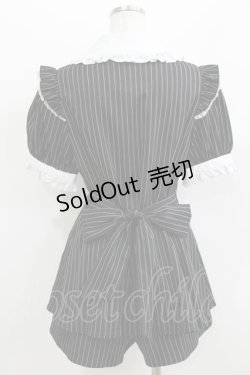 画像3: Secret Honey / 取り外しラッフル付きセットアップ Free ブラック H-26-04-06-030-CA-OP-NS-ZH