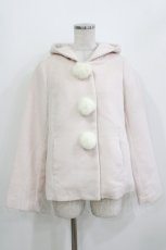 画像1: Ank Rouge / うさみみショートコート M ピンク H-26-04-06-032-CA-CO-NS-ZT0408H (1)