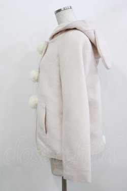 画像2: Ank Rouge / うさみみショートコート M ピンク H-26-04-06-032-CA-CO-NS-ZH