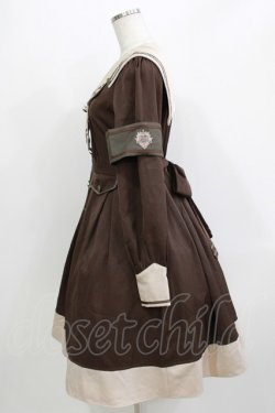 画像2: Amavel / Antique Emblemワンピース Free ブラウン H-26-04-06-004-CA-OP-NS-ZH