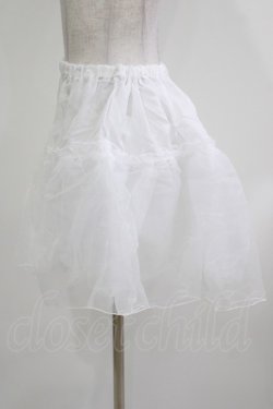 画像2: Catherine Cottage / オーガンジーパニエ Free/42cm丈 オフ H-26-04-06-034-LO-SK-NS-ZH