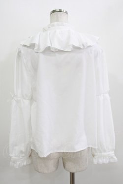 画像3: virally / 星名桜子/HSN*フリルブラウス M オフ H-26-04-06-037-PU-BL-NS-ZH