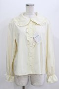 m petit by misako / AM マルエリフリルブラウス M アイボリー H-26-04-06-040-LO-BL-NS-ZH