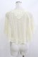 画像3: axes femme / トッパー風ニットケープ M 生成り H-26-04-06-043-AX-TO-NS-ZH (3)