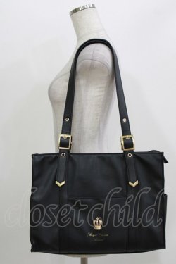 画像1: Amavel / Royal Crownトートバッグ  ブラック H-26-04-06-045-CA-BG-NS-ZH