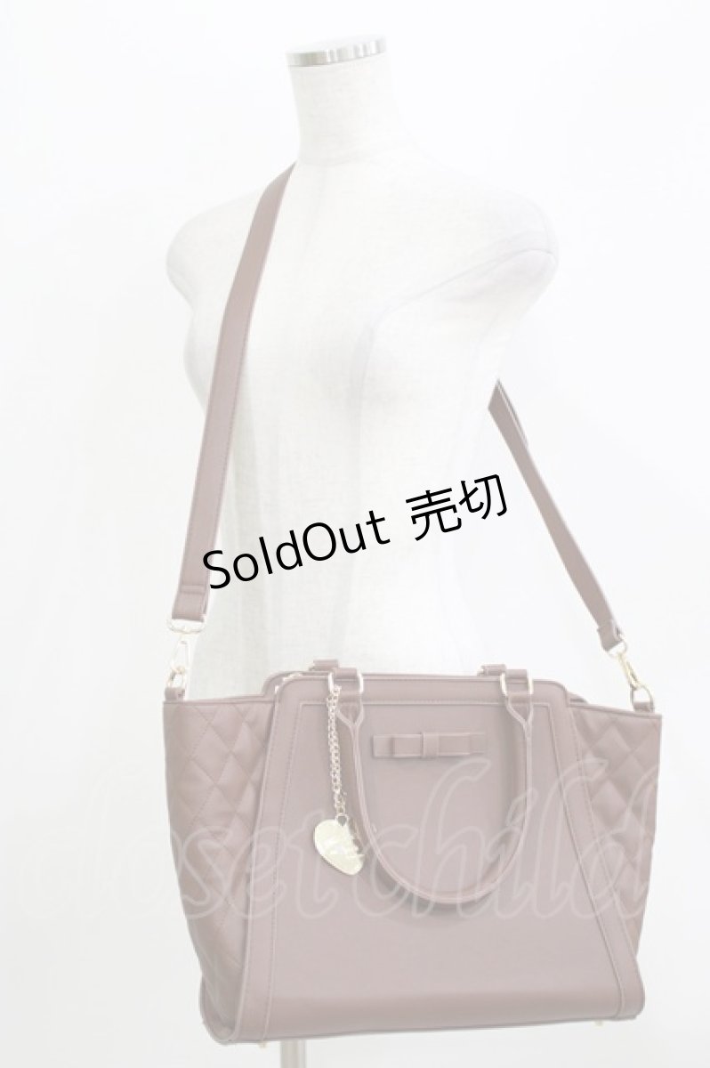 画像1: m petit by misako / サンリオキャラクターズコラボ キキララショルダーバッグ  ブラウン H-26-04-06-047-LO-BG-NS-ZH (1)