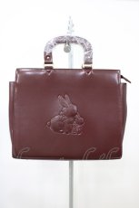 画像1: Franche Lippee / おやこうさぎかちっとBAG  ブラウン H-26-04-06-1001-LO-BG-NS-ZH (1)