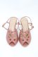 画像1: an another angelus / レースカットワークサンダル L/24.5cm~25cm PINK H-26-04-06-1004-CA-SH-NS-ZH (1)