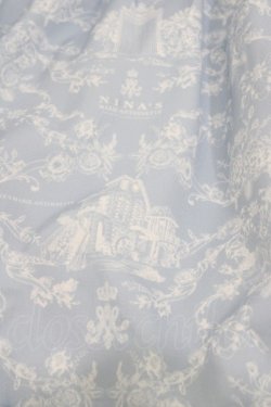 画像5: m petit by misako / NINA'S RVパニエスカート LL サックス/アイボリー リバーシブル H-26-04-06-1036-LO-SK-NS-ZH