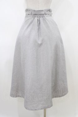 画像2: an another angelus / ベルト付きペプラムフレアースカート Free CHARCOAL H-26-04-06-1037-CA-SK-NS-ZH