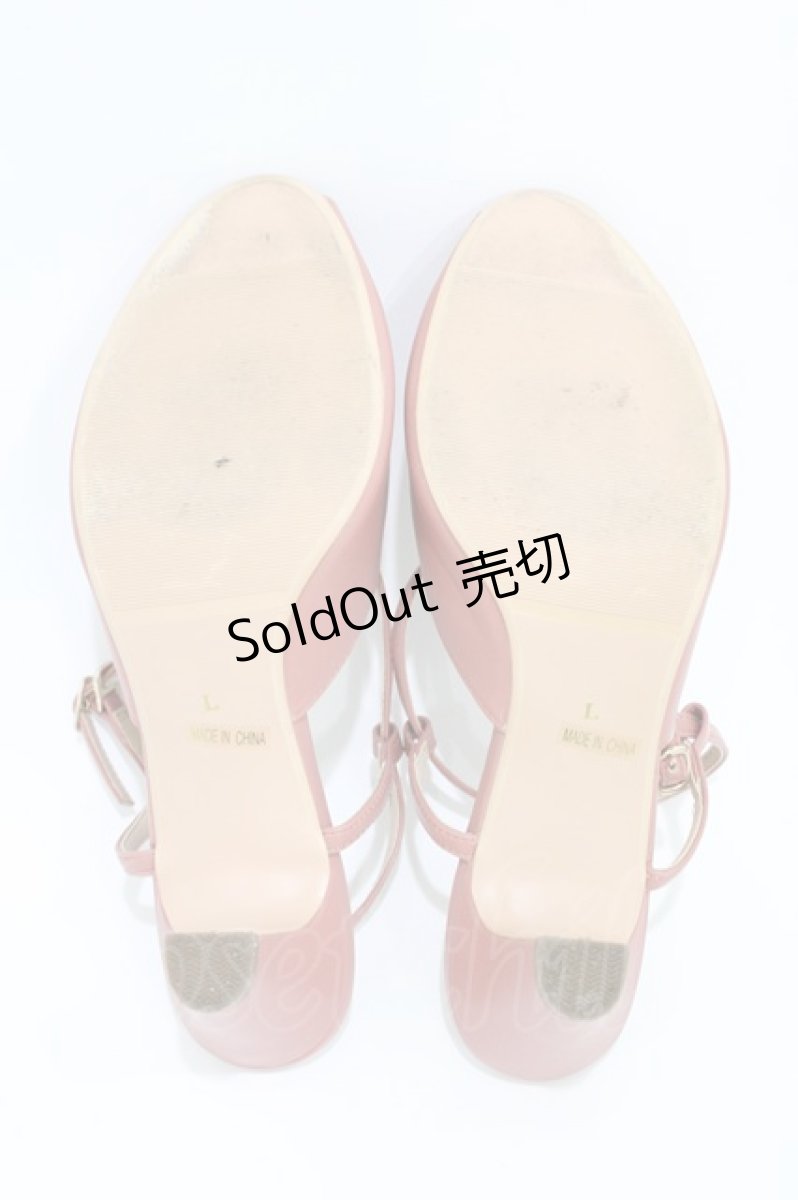 画像3: an another angelus / レースカットワークサンダル L/24.5cm~25cm PINK H-26-04-06-1004-CA-SH-NS-ZH (3)