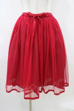 画像1: Fi.n.t / チュールスカート Free RED H-26-04-06-1041-CA-SK-NS-ZH
