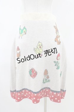 画像2: Franche Lippee / オリプリスカート M オフ/レッドドット H-26-04-06-1042-LO-SK-NS-ZH