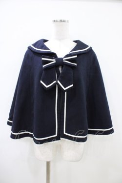 画像1: Secret Honey / セーラーマント Free ネイビー H-26-04-06-1048-CA-CO-NS-ZH