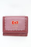 m petit by misako / サンリオキャラクターズコラボ/ハローキティ/折財布  レッド H-26-04-06-1006-LO-ZA-NS-ZH