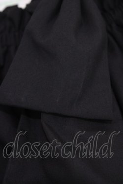 画像3: an another angelus / ビッグリボンオフショルブラウス Free BLACK H-26-04-06-1050-CA-BL-NS-ZH