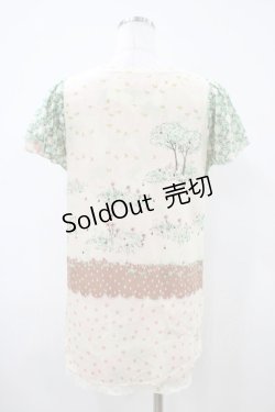 画像4: Cherir la femme / リバーシブルトップス M アイボリー H-26-04-06-1054-LO-TO-NS-ZH