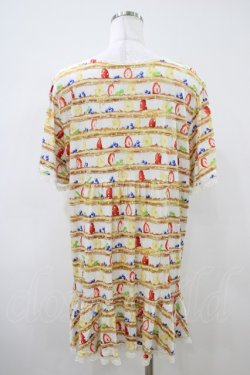 画像2: Franche Lippee / オリプリトップス M ケーキ柄 H-26-04-06-1055-LO-TO-NS-ZH