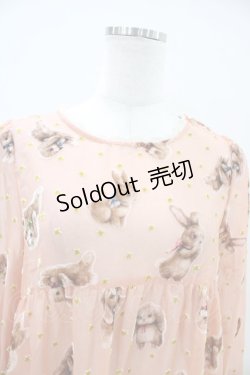 画像3: Franche Lippee / バニーワンピース M ピンク H-26-04-06-1008-LO-OP-NS-ZH