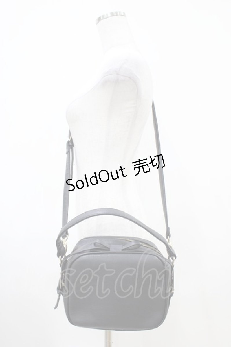 画像1: an another angelus / トップリボンバッグ  BLACK H-26-04-06-1002-CA-BG-NS-ZH (1)
