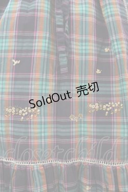 画像4: Cherir la femme / チェックワンピース M グリーン H-26-04-06-1015-LO-OP-NS-ZH