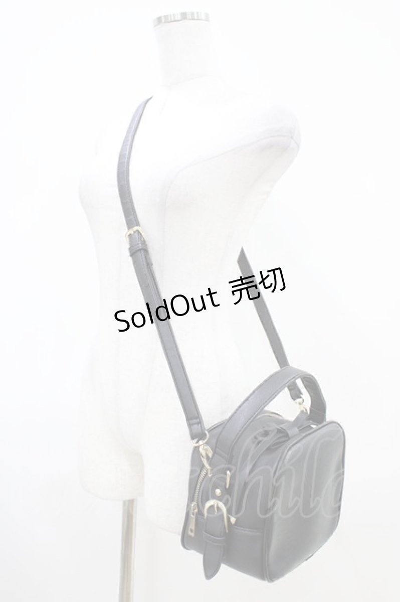 画像2: an another angelus / トップリボンバッグ  BLACK H-26-04-06-1002-CA-BG-NS-ZH (2)