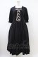 画像1: m petit by misako / AMレースアップワンピース 3L ブラック H-26-04-06-1016-LO-OP-NS-ZH (1)