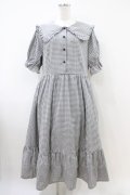 m petit by misako / AM*ギンガムCHKワンピース 3L グレー H-26-04-06-1017-LO-OP-NS-ZH