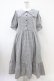 画像1: m petit by misako / AM*ギンガムCHKワンピース 3L グレー H-26-04-06-1017-LO-OP-NS-ZH (1)