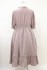 画像2: m petit by misako / AMレースアップワンピース 3L ピンク H-26-04-06-1020-LO-OP-NS-ZH (2)