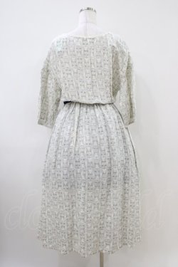 画像2: Cherir la femme / にらめっこワンピース M オフ/ネイビー H-26-04-06-1022-LO-OP-NS-ZH