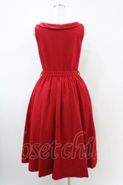 画像2: an another angelus / 丸襟ノースリーブワンピース Free RED H-26-04-06-1026-CA-OP-NS-ZH