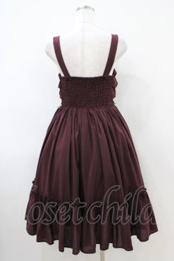 画像2: axes femme kawaii / クラシカルフリルジャンスカ M ワイン H-26-04-06-1027-AX-OP-NS-ZH