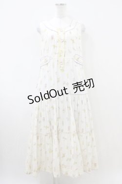 画像1: Cherir la femme / TOY柄ワンピース M オフ H-26-04-06-1030-LO-OP-NS-ZH