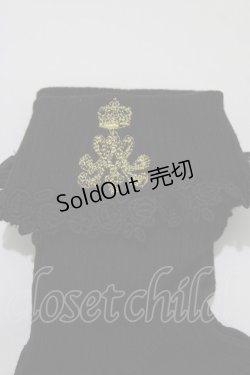 画像2: m petit by misako / AMCSNIレースロゴ  ブラック H-26-04-06-052-LO-ZA-NS-ZH