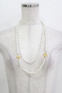 画像1: Angelic Pretty / Twinパールネックレス  オフ H-26-04-06-054-AP-AC-NS-ZH