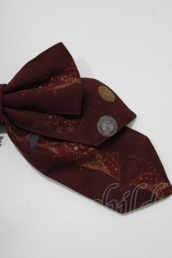 画像3: ALICE and the PIRATES / 魔女と悪魔の西洋菓子店〜ソロモンの小さな鍵と秘密のレシピ〜柄リボンクリップ  ボルドー H-26-04-06-072-PA-AC-NS-ZH