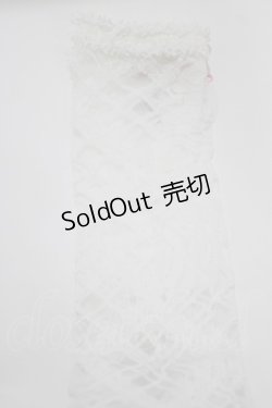 画像2: BABY,THE STARS SHINE BRIGHT / レーシィレースアップソックス  オフ白 H-26-04-06-073-BA-ZA-NS-ZH