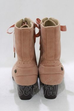 画像3: axes femme / レースアップブーツ L ピンク H-26-04-06-077-AX-SH-NS-ZH
