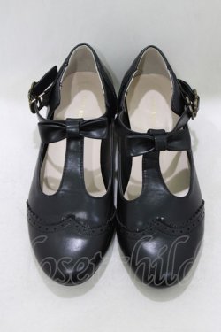 画像1: m petit by misako / AMPUリボンストラップP L ブラック H-26-04-06-078-LO-SH-NS-ZH