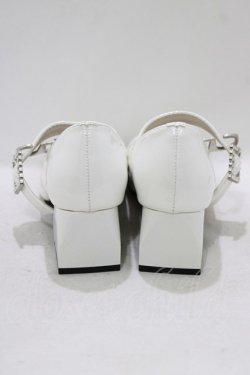 画像3: DearMyLoveRose / スクエアストラップパンプス 22.5cm 白 H-26-04-06-079-EL-SH-NS-ZH