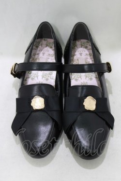 画像1: m petit by misako / AMPUリボンPPS LL ブラック H-26-04-06-080-LO-SH-NS-ZH