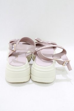 画像3: m petit by misako / AMリボンスニーカーサンダル LL ピンク H-26-04-06-082-LO-SH-NS-ZH