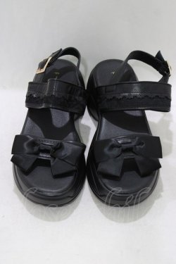 画像1: m petit by misako / AMリボンスニーカーサンダル LL ピンク H-26-04-06-083-LO-SH-NS-ZH